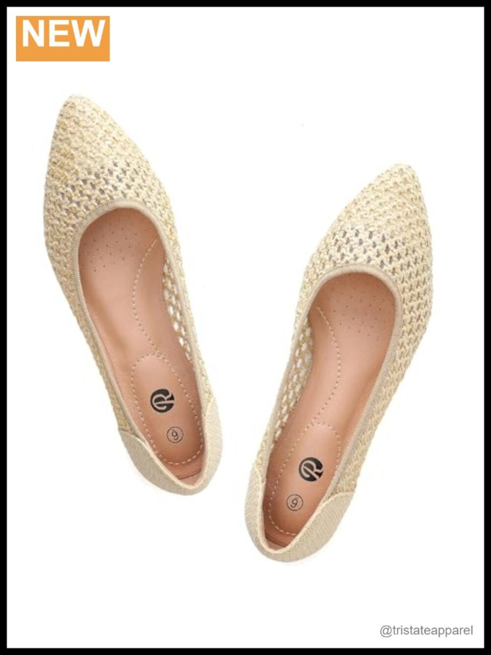 Women's Pointed Toe Ballet Flats Comfort Slip On Dress Shoes